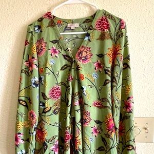 Loft dress, size 4, floral